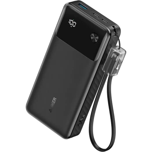 「Anker Power Bank（20000mAh、30W）」は定番の超大容量！これ一つあれば安心