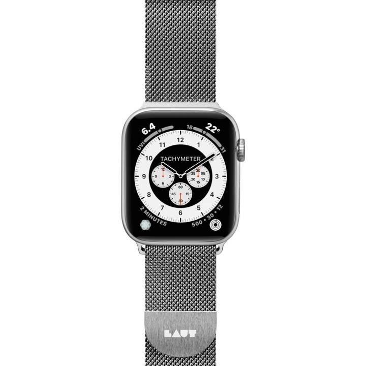 LAUT Apple Watchバンド STEEL LOOP シルバー(42/44/45/49mm)_1