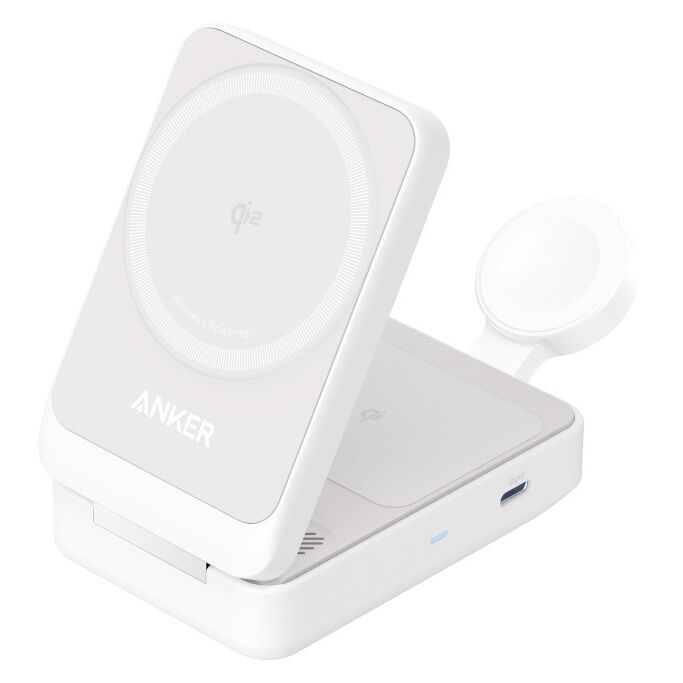 Anker MagGo Wireless Charging Station (Foldable 3-in-1) ホワイト_1