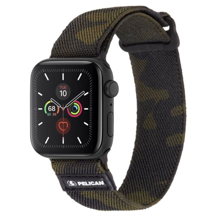 Pelican 抗菌ウォッチバンド Apple Watch 38-40mm Series 1/2/3/4/5/6 and SE Camo Green_1