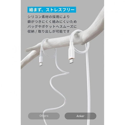 Anker USB-C ＆ USB-A ケーブル (Flow) 0.9m