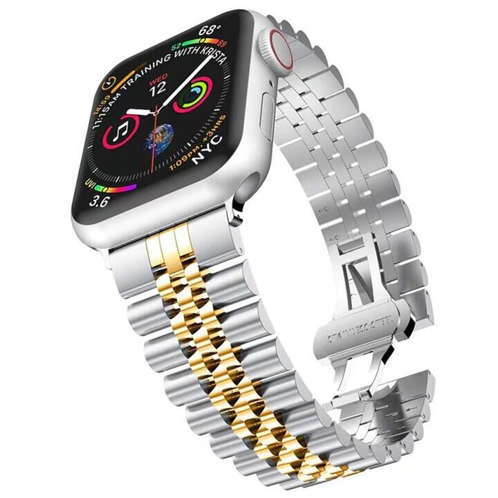 トラッフル クラシックバンド ジュビリー シルバー/ゴールド AppleWatch 38/40/41mm【10月下旬】_1