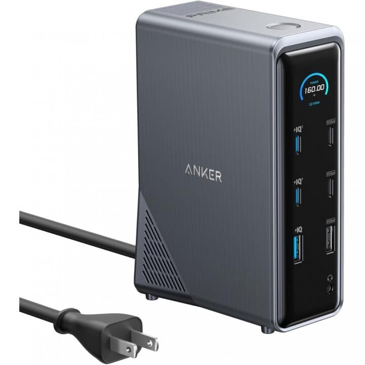 Anker Prime Charging Docking Station 充電器 (14-in-1, Dual Display, 160W)_1