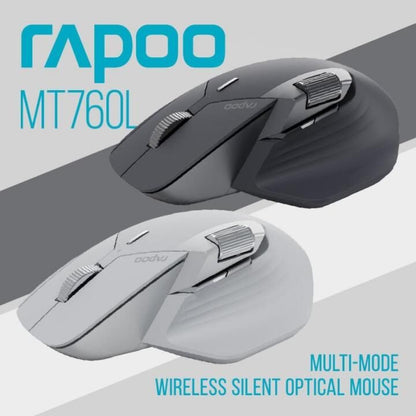 rapoo MT760L ブラック 超小型マルチモード サイレントマウス