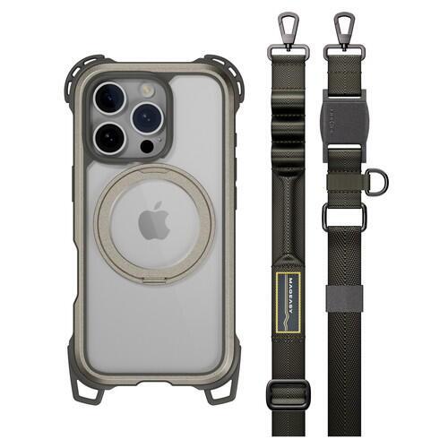 MagEasy Odyssey Ultra M With Strap iPhone16 Pro Titanium_1