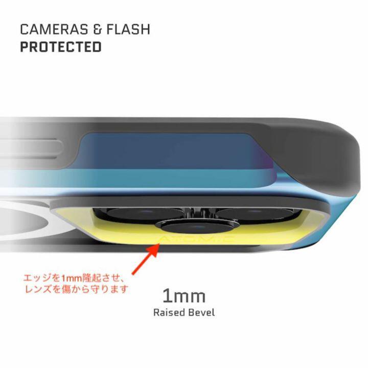 ゴーステック MagSafe対応 耐衝撃アルミケース アトミックスリム プリズム iPhone 15 Pro