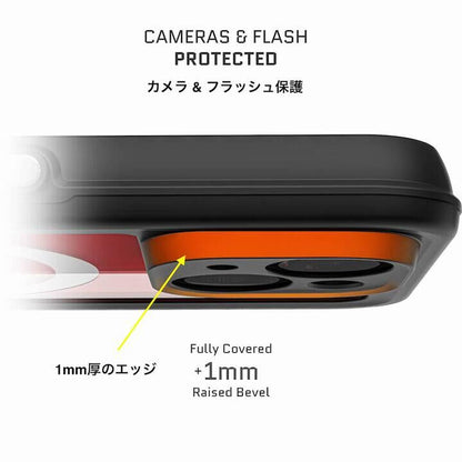 ゴーステック MagSafe対応 防水防塵耐衝撃 フルプロテクションケース ノーティカルスリム クリア iPhone 15