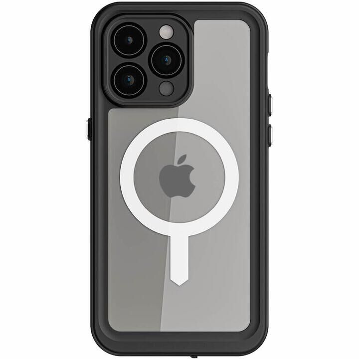 ゴーステック MagSafe対応 防水防塵耐衝撃 フルプロテクションケース ノーティカルスリム クリア iPhone 15 Pro Max_1