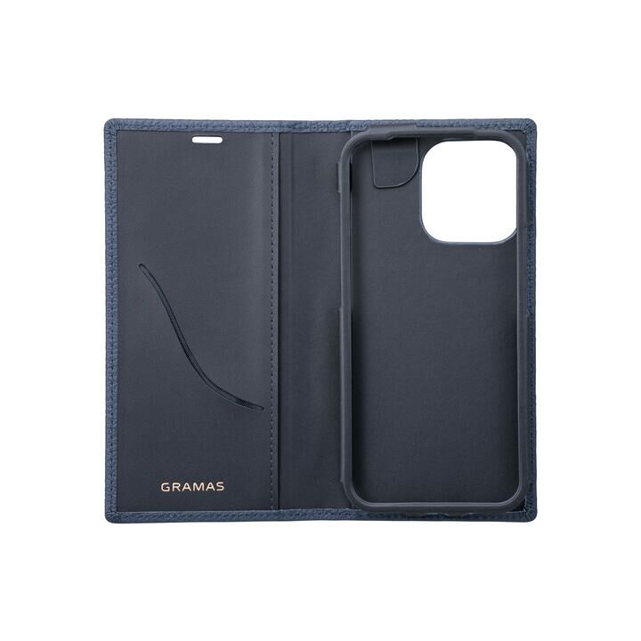 GRAMAS Shrunken-calf Leather Book Case 手帳型レザーケース iPhone 13 Pro