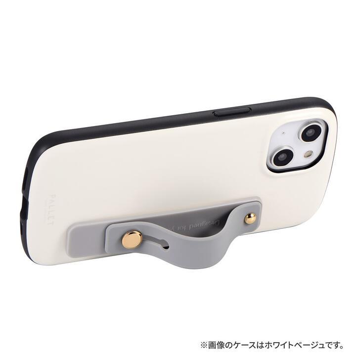 LEPLUS NEXT 超軽量・極薄・耐衝撃ハイブリッドケース PALLET AIR BAND スマホバンド付属 グレージュ iPhone 14