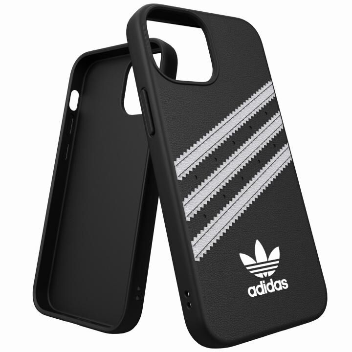 adidas Originals Moulded Case PU FW21 Black/White iPhone 13 mini_1