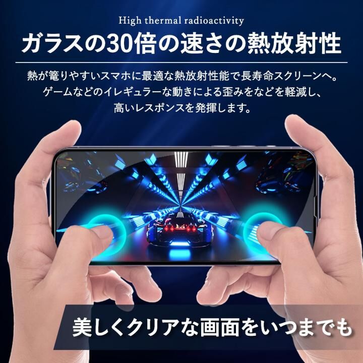 トラッフル サファイアガラススクリーンプロテクタ iPhone 16 Pro Max