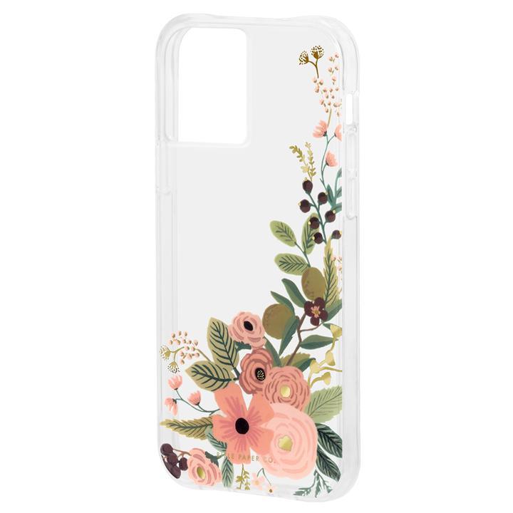 Rifle Paper Co. 抗菌・3.0m落下耐衝撃ケース Clear Garden Party Rose iPhone 12 Pro Max