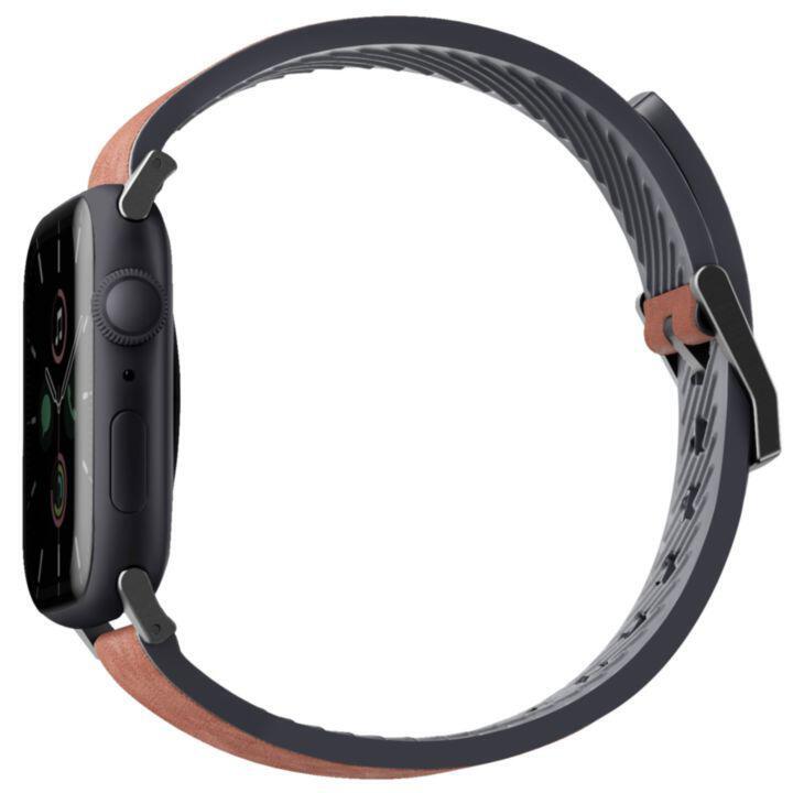 UNIQ STRADEN 防水レザー ハイブリッド Apple Watch 本革バンド 49/45/44/42mm