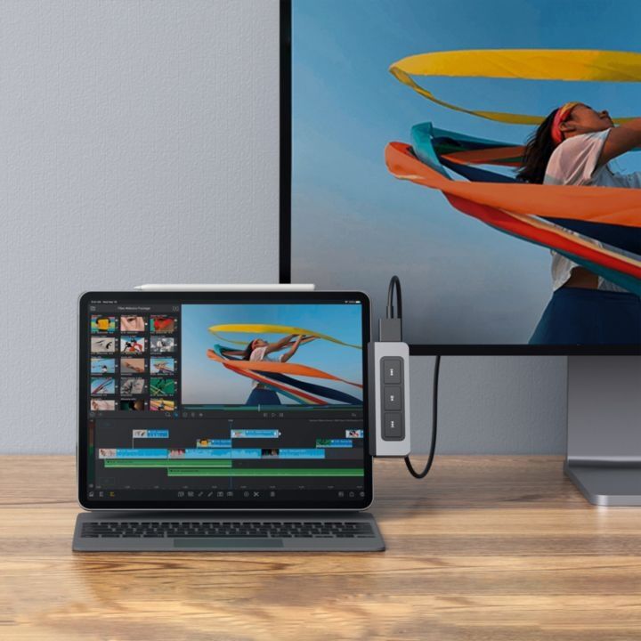 HyperDrive 6-in-1 USB-C Media Hub for iPad