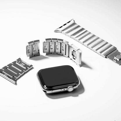 LAUT LINKS 2.0 SILVER for Apple Watch 42/44/45/49mm