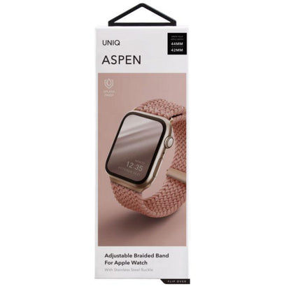 UNIQ ASPEN Apple Watch 編組 ストラップ 45/44/42mm