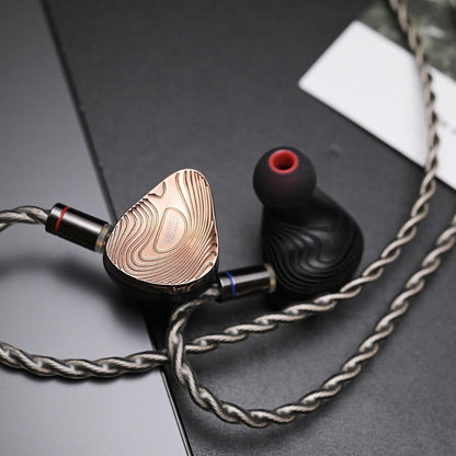 TANGZU XuanWu Gate 玄武門 トライブリッド 1DD+4BA+2EST ハイエンド HiFi IEM インイヤーモニターイヤホン 高純度 8芯銀メッキ単結晶銅 リケーブル可能 脱着式 0.78mm 2PIN