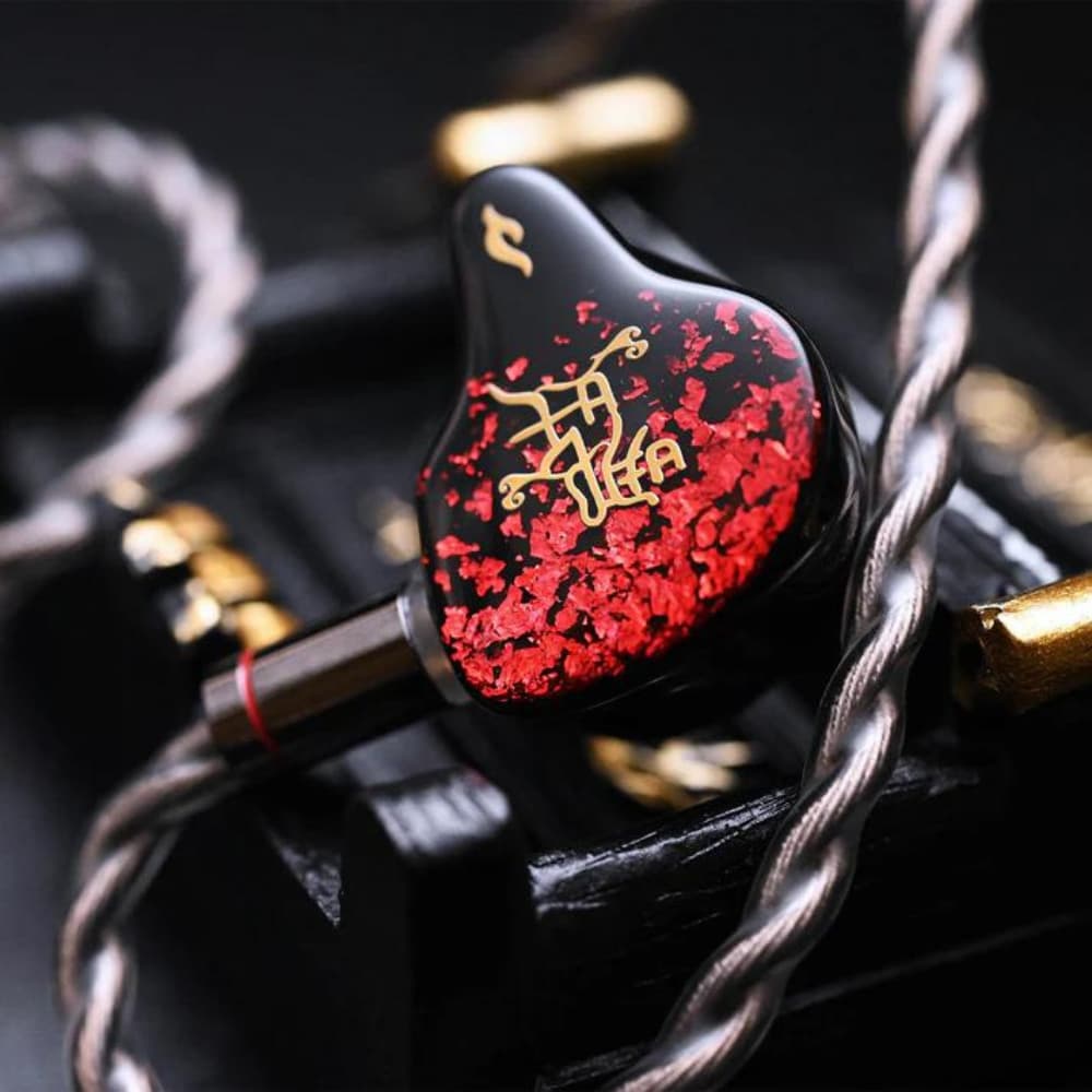 TANGZU NEZHA 哪吒 ハイブリッド 6BA+1EST ハイエンド HiFi IEM インイヤーモニターイヤホン 高純度8N品質 4芯銀メッキ単結晶銅OCC リケーブル可能 脱着式 0.78mm 2PIN Q-IAOクロスオーバーテクノロジー