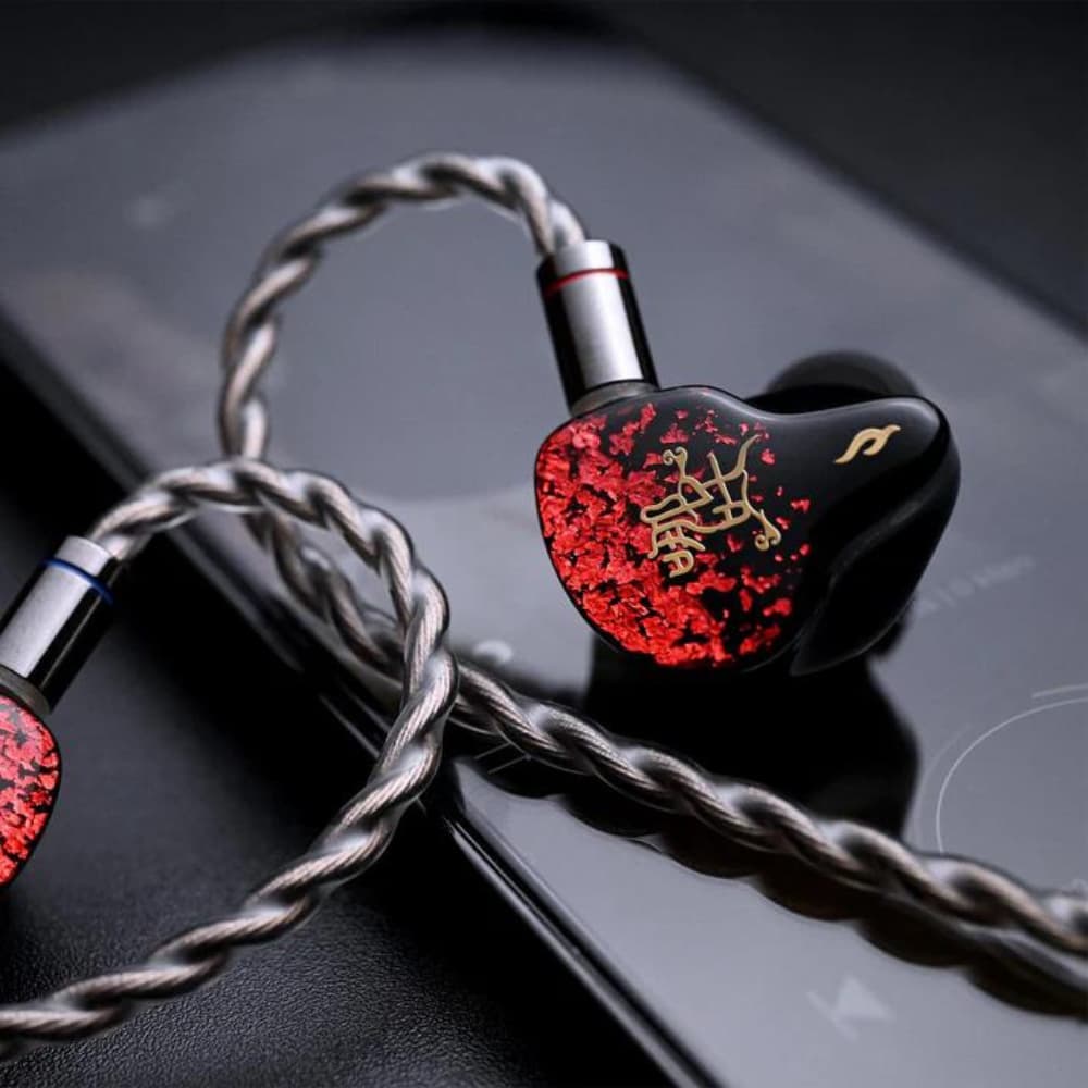 TANGZU NEZHA 哪吒 ハイブリッド 6BA+1EST ハイエンド HiFi IEM インイヤーモニターイヤホン 高純度8N品質 4芯銀メッキ単結晶銅OCC リケーブル可能 脱着式 0.78mm 2PIN Q-IAOクロスオーバーテクノロジー